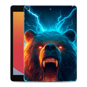 Силиконовый чехол на Ipad 10.2 (2020) с принтом Медведь