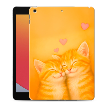 Силиконовый чехол на Ipad 10.2 (2020) с принтом Милые котята