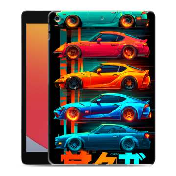 Силиконовый чехол на Ipad 10.2 (2020) с принтом машины тачки