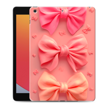 Силиконовый чехол на Ipad 10.2 (2020) с принтом Розовые бантики