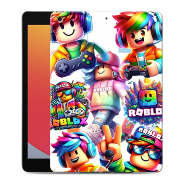 Силиконовый чехол на Ipad 10.2 (2020) с принтом Roblox Роблокс