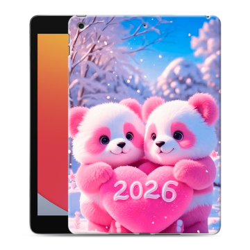 Силиконовый чехол на Ipad 10.2 (2020) с принтом Новый год Силиконовый чехол на Ipad 10.2 (2020) с принтом Новый год