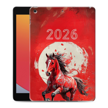 Силиконовый чехол на Ipad 10.2 (2020) с принтом Новый год Силиконовый чехол на Ipad 10.2 (2020) с принтом Новый год