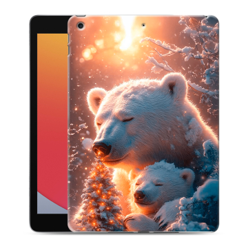 Силиконовый чехол на Ipad 10.2 (2020) с принтом Новый год Силиконовый чехол на Ipad 10.2 (2020) с принтом Новый год