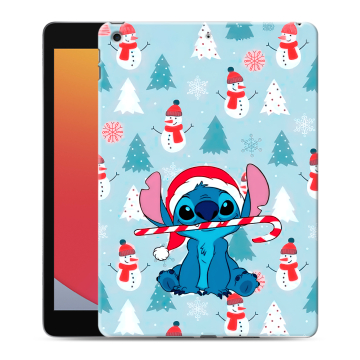 Силиконовый чехол на Ipad 10.2 (2020) с принтом Стич Новый год Силиконовый чехол на Ipad 10.2 (2020) с принтом Стич Новый год
