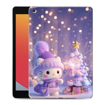 Силиконовый чехол на Ipad 10.2 (2020) с принтом Новый год Силиконовый чехол на Ipad 10.2 (2020) с принтом Новый год