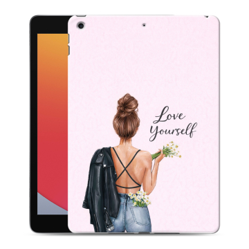 Силиконовый чехол на Ipad 10.2 (2020) с принтом женский
