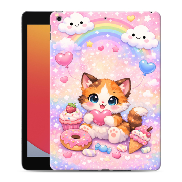 Силиконовый чехол на Ipad 10.2 (2020) с принтом для девочек