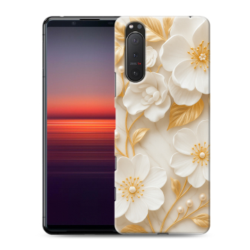 Силиконовый чехол на Sony Xperia 5 II с принтом Цветы