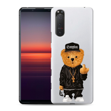 Силиконовый чехол на Sony Xperia 5 II с принтом Мишка