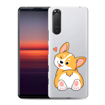 Силиконовый чехол на Sony Xperia 5 II с принтом Корги
