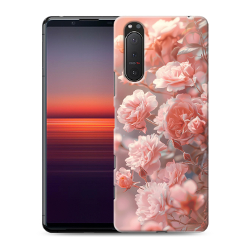 Силиконовый чехол на Sony Xperia 5 II с принтом Розовые розы