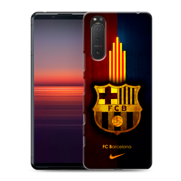 Силиконовый чехол на Sony Xperia 5 II с принтом Барселона Barcelona