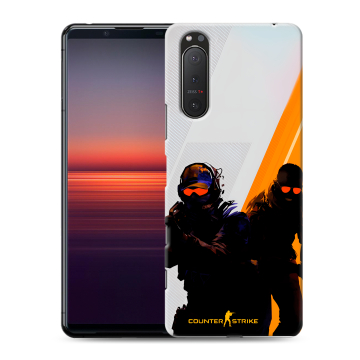 Силиконовый чехол на Sony Xperia 5 II с принтом Контер страйк Counter strike