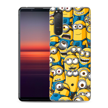 Силиконовый чехол на Sony Xperia 5 II с принтом Миньоны