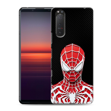 Силиконовый чехол на Sony Xperia 5 II с принтом человек паук spiderman