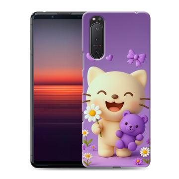 Силиконовый чехол на Sony Xperia 5 II с принтом для девочек Силиконовый чехол на Sony Xperia 5 II с принтом для девочек