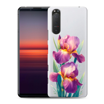 Силиконовый чехол на Sony Xperia 5 II с принтом Цветы орхидеи Силиконовый чехол на Sony Xperia 5 II с принтом Цветы орхидеи