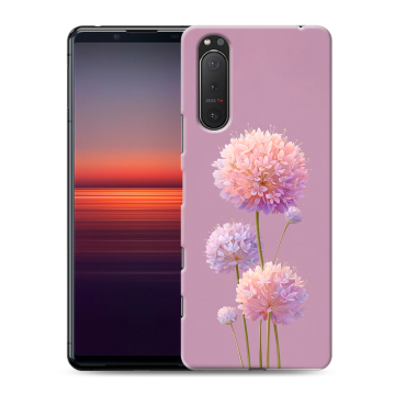 Силиконовый чехол на Sony Xperia 5 II с принтом Цветы Силиконовый чехол на Sony Xperia 5 II с принтом Цветы