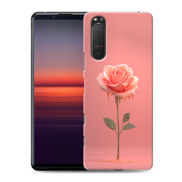 Силиконовый чехол на Sony Xperia 5 II с принтом Розовая роза Силиконовый чехол на Sony Xperia 5 II с принтом Розовая роза