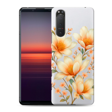 Силиконовый чехол на Sony Xperia 5 II с принтом Цветы Силиконовый чехол на Sony Xperia 5 II с принтом Цветы