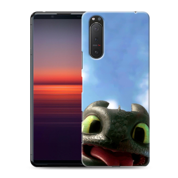 Силиконовый чехол на Sony Xperia 5 II с принтом Как приручить дракона