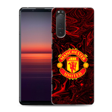 Силиконовый чехол на Sony Xperia 5 II с принтом Manchester United Силиконовый чехол на Sony Xperia 5 II с принтом Manchester United