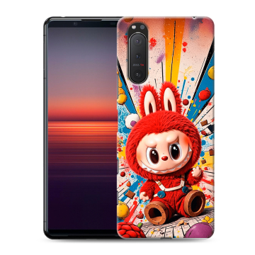 Силиконовый чехол на Sony Xperia 5 II с принтом Labubu Лабубу