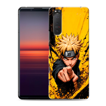 Силиконовый чехол на Sony Xperia 5 II с принтом Naruto Наруто