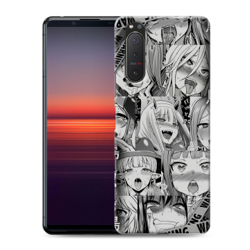 Силиконовый чехол на Sony Xperia 5 II с принтом Ahegao Ахегао Аниме Силиконовый чехол на Sony Xperia 5 II с принтом Ahegao Ахегао Аниме
