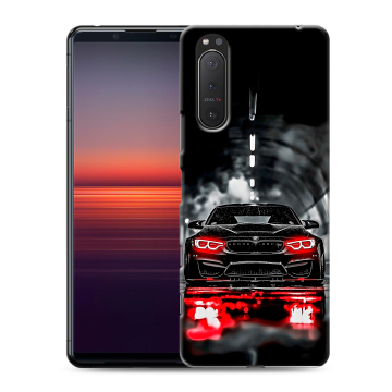 Силиконовый чехол на Sony Xperia 5 II с принтом BMW БМВ