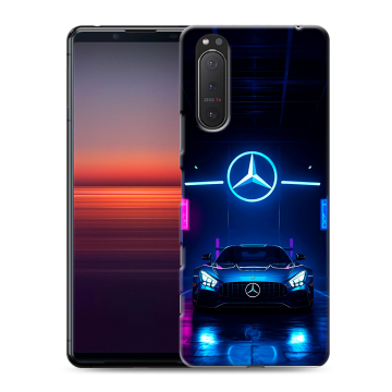 Силиконовый чехол на Sony Xperia 5 II с принтом Mercedes Мерседес