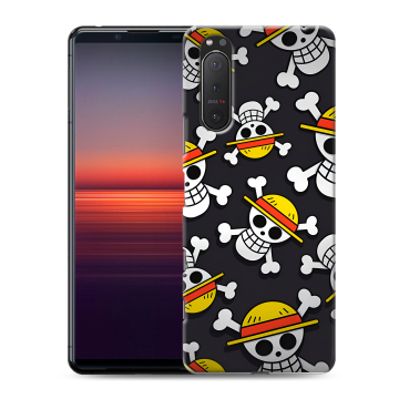 Силиконовый чехол на Sony Xperia 5 II с принтом One Piece Ван Пис Силиконовый чехол на Sony Xperia 5 II с принтом One Piece Ван Пис