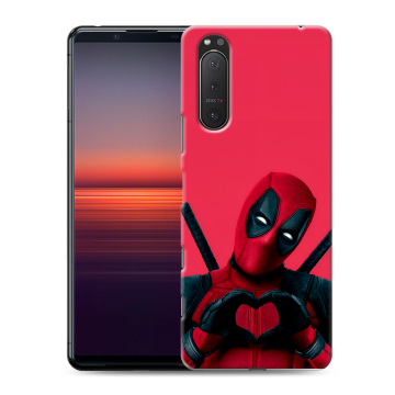 Силиконовый чехол на Sony Xperia 5 II с принтом Дедпул Deadpool