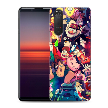 Силиконовый чехол на Sony Xperia 5 II с принтом Gravity Falls Гравити Фолз
