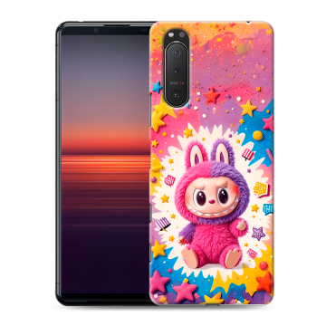 Силиконовый чехол на Sony Xperia 5 II с принтом Labubu Лабубу