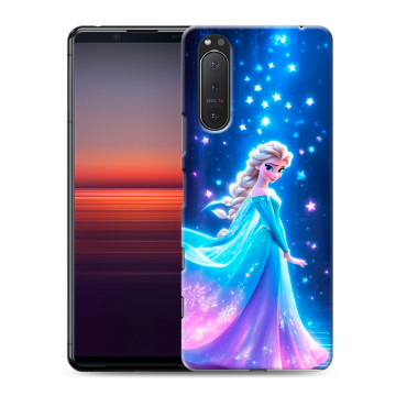 Силиконовый чехол на Sony Xperia 5 II с принтом Холодное сердце Frozen