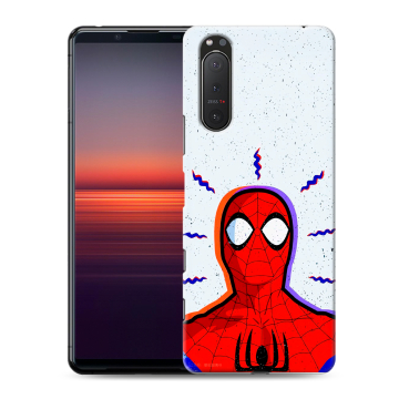 Силиконовый чехол на Sony Xperia 5 II с принтом Spiderman Человек паук Силиконовый чехол на Sony Xperia 5 II с принтом Spiderman Человек паук