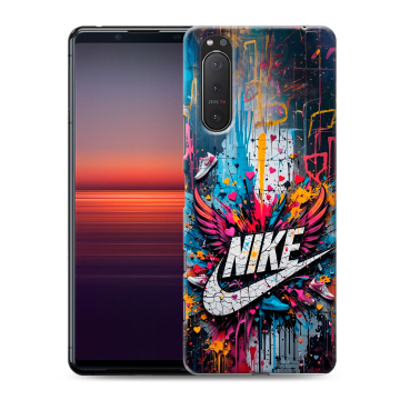 Силиконовый чехол на Sony Xperia 5 II с принтом Nike Найк