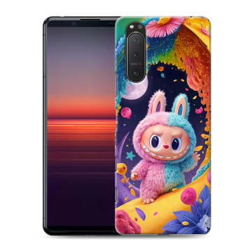 Силиконовый чехол на Sony Xperia 5 II с принтом Labubu Лабубу