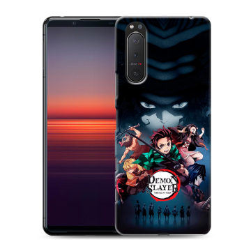 Силиконовый чехол на Sony Xperia 5 II с принтом Demon Slayer Клинок рассекающий демонов