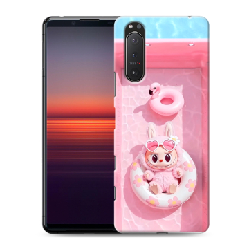 Силиконовый чехол на Sony Xperia 5 II с принтом Labubu Лабубу