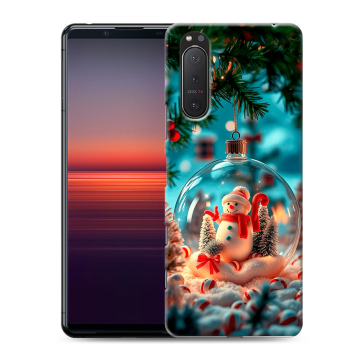 Силиконовый чехол на Sony Xperia 5 II с принтом Новый год Силиконовый чехол на Sony Xperia 5 II с принтом Новый год