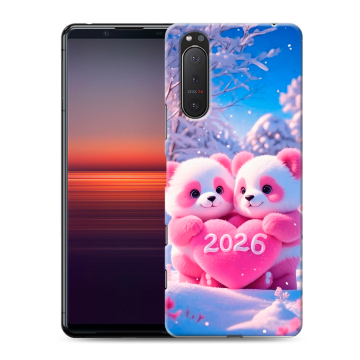 Силиконовый чехол на Sony Xperia 5 II с принтом Новый год Силиконовый чехол на Sony Xperia 5 II с принтом Новый год