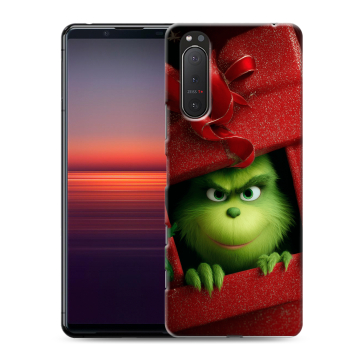 Силиконовый чехол на Sony Xperia 5 II с принтом Новый год Силиконовый чехол на Sony Xperia 5 II с принтом Новый год
