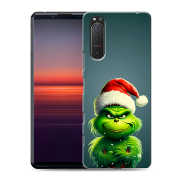 Силиконовый чехол на Sony Xperia 5 II с принтом Новый год Силиконовый чехол на Sony Xperia 5 II с принтом Новый год