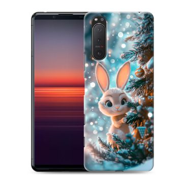 Силиконовый чехол на Sony Xperia 5 II с принтом Новый год Силиконовый чехол на Sony Xperia 5 II с принтом Новый год