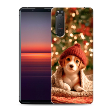 Силиконовый чехол на Sony Xperia 5 II с принтом Новый год Силиконовый чехол на Sony Xperia 5 II с принтом Новый год