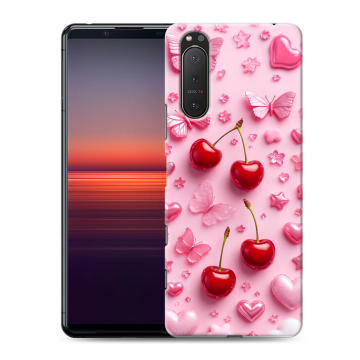 Силиконовый чехол на Sony Xperia 5 II с принтом для девочек