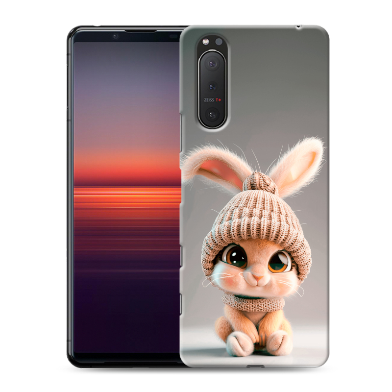 Силиконовый чехол на Sony Xperia 5 II с принтом Кролик Силиконовый чехол на Sony Xperia 5 II с принтом Кролик